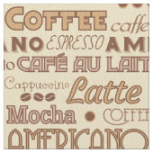 Koffiewoorden Stof (Close Up)