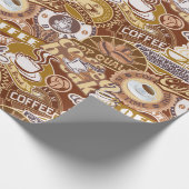 koffiewoordpartij cadeaupapier (Hoek)