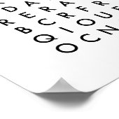 koffiewoordzoekpuzzel poster (Hoek)