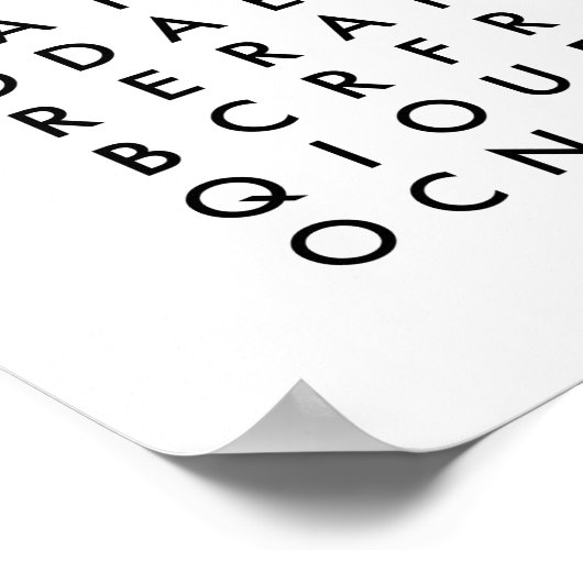 koffiewoordzoekpuzzel poster (Hoek)