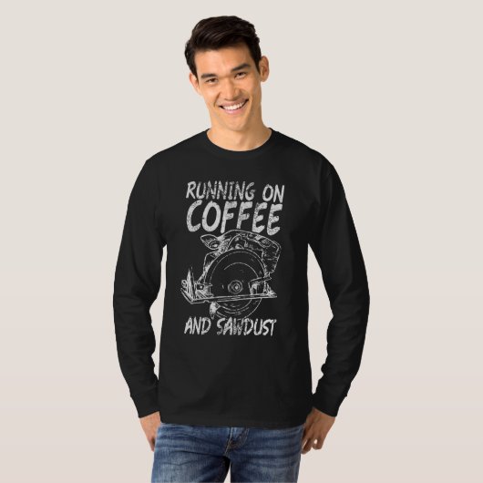 Koffiezaagschutter Carpenter T-shirt (Voorkant volledig)