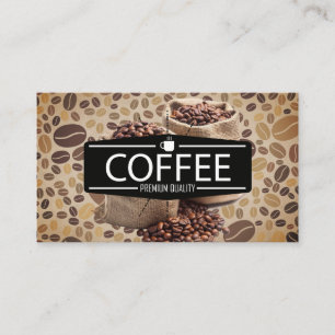 Koffiezaak   Barista Zak Koffiebonen Visitekaartje