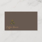 Koffiezaak | Koffiebonen Visitekaartje (Voorkant)