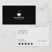 Koffiezaak (punchcard) klantenkaartje (Voorkant / Achterkant)