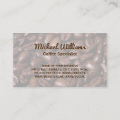 Koffiezaak Vintage Lettering Visitekaartje (Achterkant)