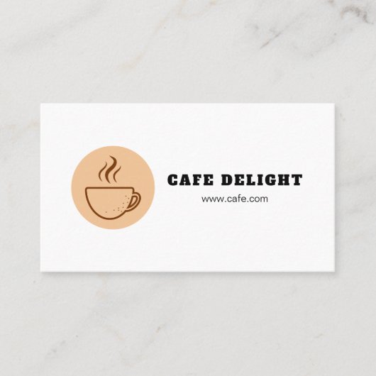 Koffiezaak Visitekaartje (Voorkant)