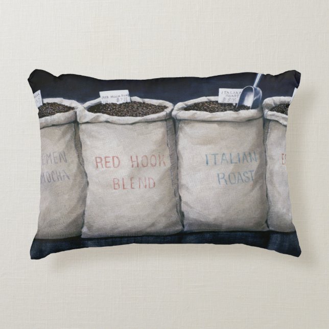 Koffiezakken 1990 accent kussen (Voorkant)