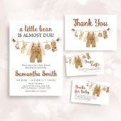 koffiezetapparaat-Baby shower Kaart