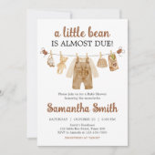 koffiezetapparaat-Baby shower Kaart (Voorkant)