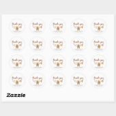 koffiezetapparaat-Baby shower Ronde Sticker (Vel)