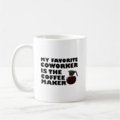 Koffiezetapparaat Medewerker Funny Mug Koffiemok (Links)