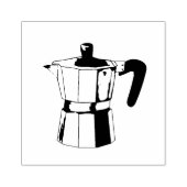 Koffiezetapparaat Rubberstempel (Afrduk)