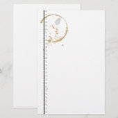  koffiezetapparaat voor typemachine briefpapier (Voorkant / Achterkant)