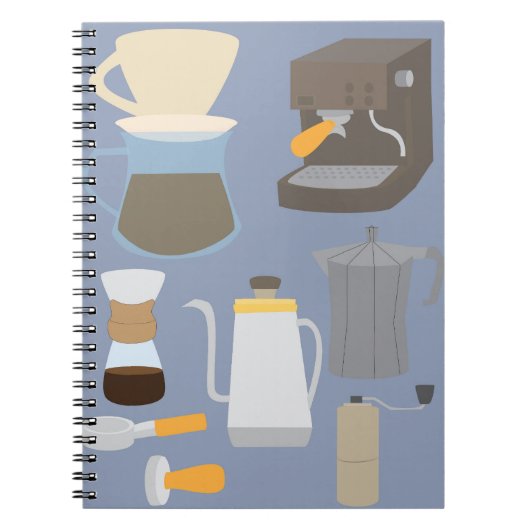 Koffiezetapparatuur Notitieboek (Voorkant)