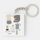 Koffiezetapparatuur Sleutelhanger (Achterkant)
