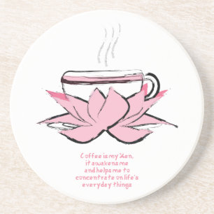 koffiezetmeel zandsteen onderzetter