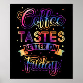 Koffiezetprogramma's beter op vrijdagelijke prijso poster (Voorkant)