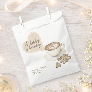 Koffiezetsel Baby shower Bedankzakje