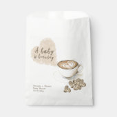 Koffiezetsel Baby shower Bedankzakje (Voorkant)