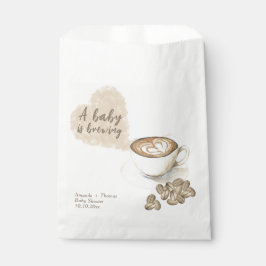 Koffiezetsel Baby shower Bedankzakje