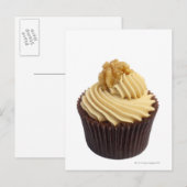 Koffiezettaart met koffie-room en een briefkaart (Voorkant / Achterkant)