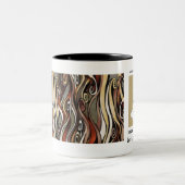 koffiezetweefsel, koffiestoom, Instant HumanJ... Tweekleurige Koffiemok (Center)