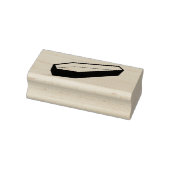 Koffine van kunstzegel van Dracula silhouette Rubberstempel (Stempel)