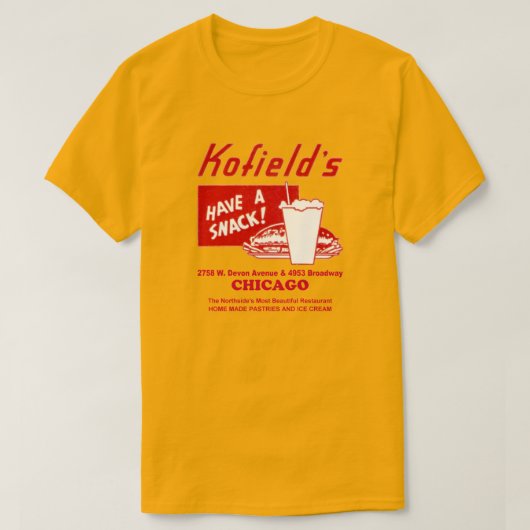 Kofield's restaurant, Chicago T-shirt (Design voorkant)