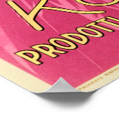 KOFLER Italy Cosmetics Perfume Lotion Cream Ad Poster (Hoek)