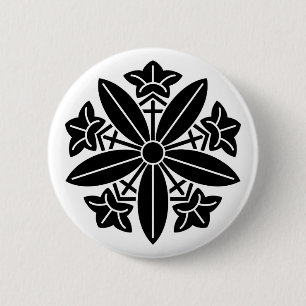 Koga gentianwiel blik badge ronde button 5,7 cm