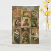 Koga Harue Window Kaart (Gele Bloem)