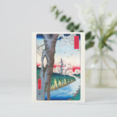 Koganei in de provincie Musashi | Hiroshige | Briefkaart (Staand voorkant)