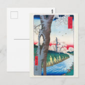 Koganei in de provincie Musashi | Hiroshige | Briefkaart (Voorkant / Achterkant)
