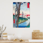 Koganei in de provincie Musashi | Hiroshige | Poster (Keuken)