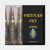 kogel speciale troepen : naam magnet fridge vetera (Voorkant)