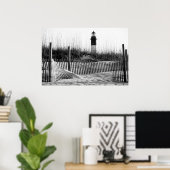 Kogelafsluiters en vuurtoren poster (Thuiskantoor)