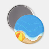Kogelbal aan de strand magneet (Voorkant / Achterkant)