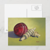 Kogelbal en kwartels briefkaart (Voorkant / Achterkant)