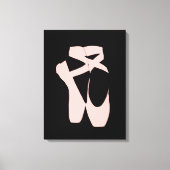 Kogelballetschoenen, balletdanser canvas afdruk (Voorkant)