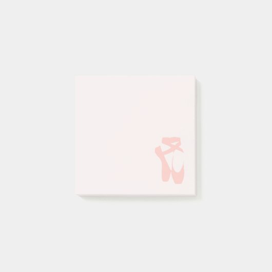 Kogelballetschoenen, balletdanser post-it® notes (Voorkant)