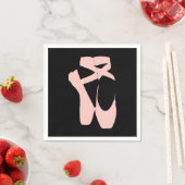 Kogelballetschoenen, balletdanser servet (Insitu)