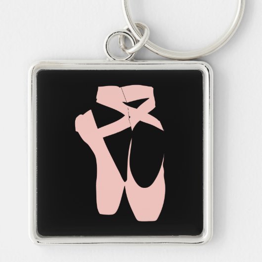 Kogelballetschoenen, balletdanser sleutelhanger (Voorkant)