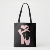 Kogelballetschoenen, balletdanser tote bag (Voorkant)