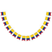 Kogelbanner onder Colombiaanse vlag Vlaggetjes (Alle)
