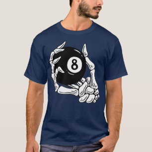 Kogelbiljarten 8 kogel t-shirt