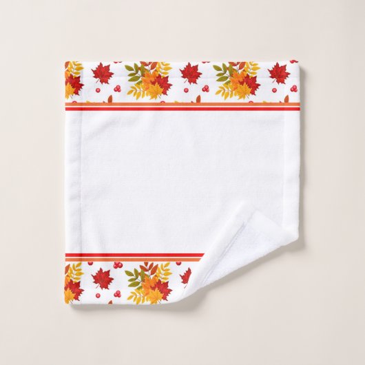 Kogelbladeren en badhanddoekset voor bessen bad handdoek (Wasdoekje)