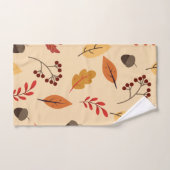 Kogelbladeren en herfstschilderingen handdoek (Handdoek)