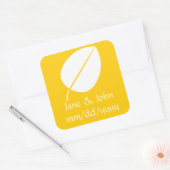 Kogelbladeren in de Gele Sticker (Envelop)