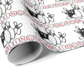 Kogelbonpen en speldenpatronen voor verpakkingspap cadeaupapier (Rol Hoek)