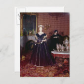 Kogelboon van Mary Todd Lincoln Briefkaart (Voorkant / Achterkant)